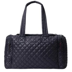 MZ WALLACE Medium Metro Team Duffle Bag in Black